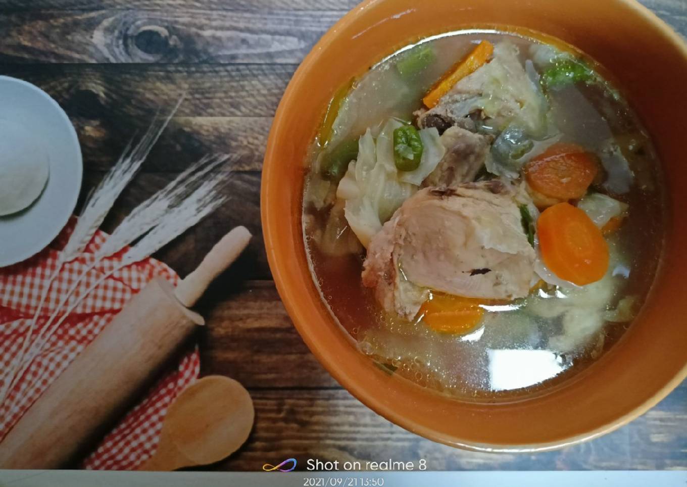 Sop ayam sayur
