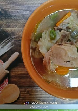 Foto resep Sop ayam sayur