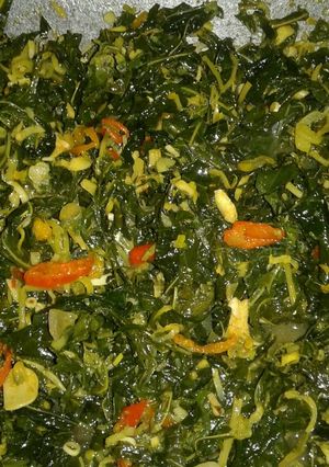 Foto resep Tumis daun singkong dg serai
