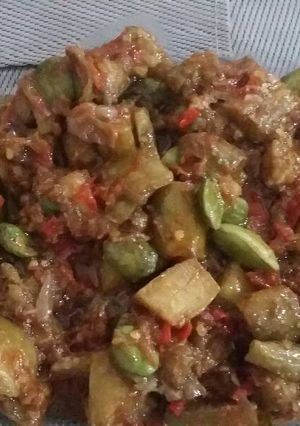 Foto resep Sambal Terong Pete