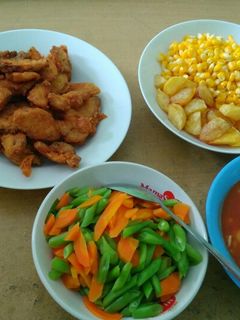 Foto resep Salad Sayur Ayam Asam Manis