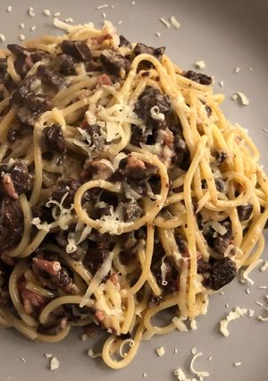 A picture of Yorkshire “Carbonara”.