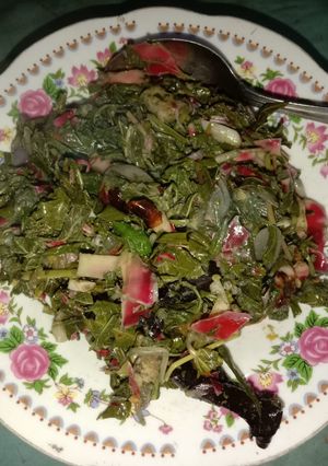 Foto resep Tumis Daun Ketela Bunga Kecombrang