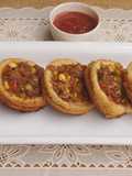 Cheesy veg discs