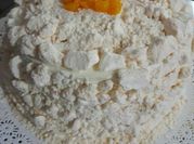 Una foto de chantilly para torta chaja