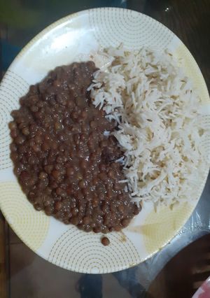 A picture of Daal chawal.