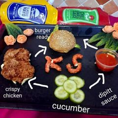 A picture of Crispy chicken burger.