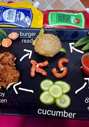 A picture of Crispy chicken burger.
