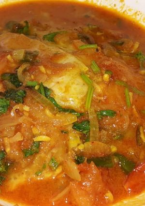 ডিম কষা(Dim kosha recipe in Bengali) রেসিপির প্রধান ছবি