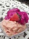 Sorvete de Morango e Pitaya: