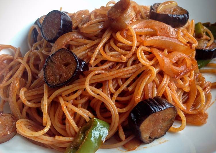 Recipe of Super Quick Homemade Spaghetti Neapolitana