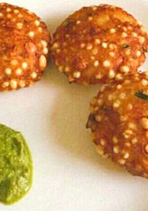 A picture of Sabudana tikki.