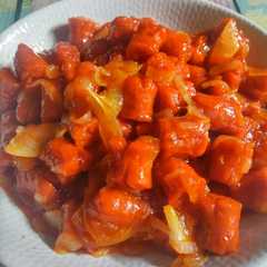 รูปของ Sosis asam manis