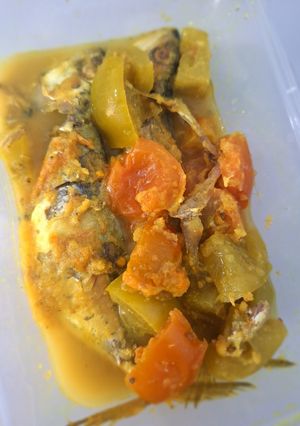 Foto resep Ikan peda masak kuah kuning pedas