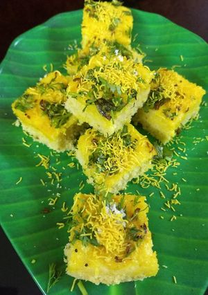 A picture of Dhokla.