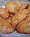 Пирожки с картошкой и кунжутом