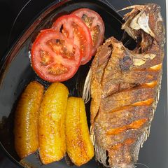 A picture of Fried Tilapia Fish.