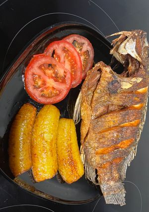 A picture of Fried Tilapia Fish.