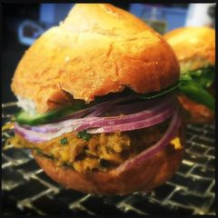 A picture of Thai Pulled Pork Sliders.