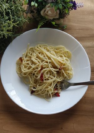 Foto resep Spaghetti Aglio Olio