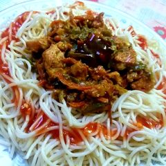A picture of Spaghetti.
