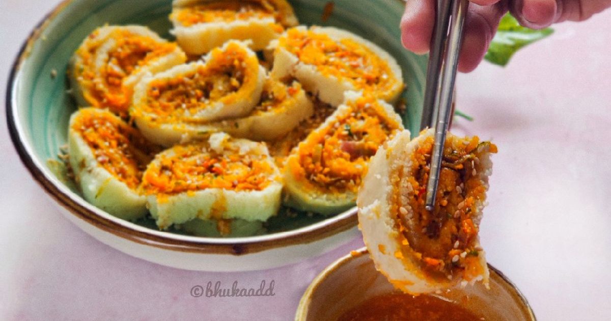 Rice Pinwheel Recipe by Sunita Chakrabarty - Cookpad