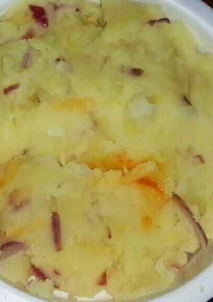 A picture of Mashed potatoes.