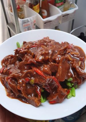 Foto resep Buncis Siram Sapi Lada Hitam