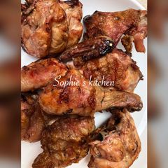 A picture of Smoked chicken.