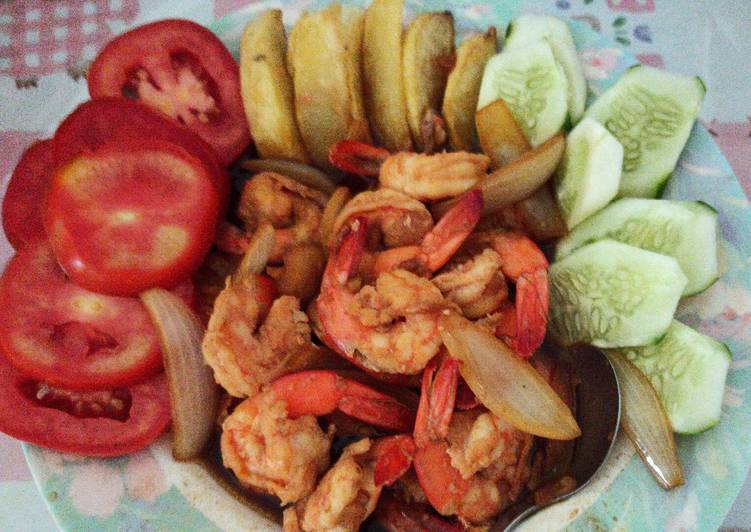Resep Udang goreng mentega 💕, Menggugah Selera