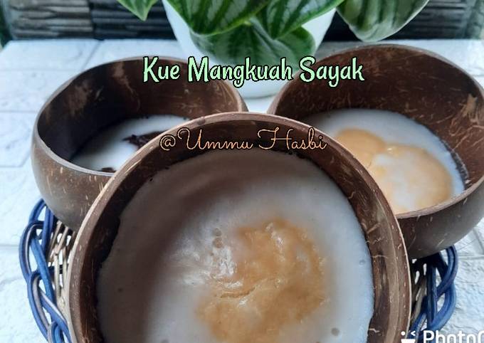 Kue Mangkuak Sayak / Mangkuak Badeta