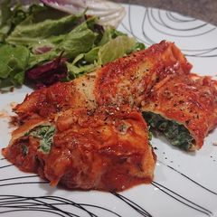 A picture of Spinach and Ricotta Pancakes.
