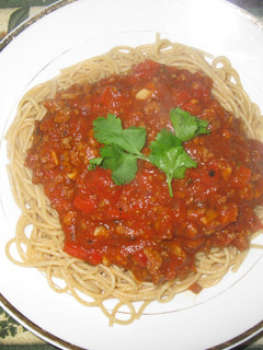 A picture of Homemade Meat Pasta Sauce.