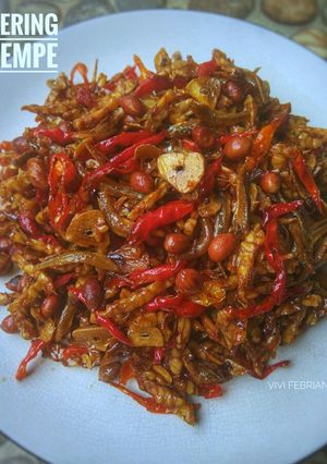 Foto resep Kering tempe pedas manis