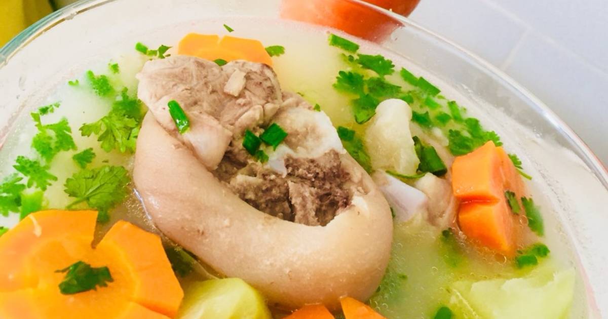 Cách Làm Món Canh cà rốt, su hầm giò heo của Phuong Nguyen 92 - Cookpad