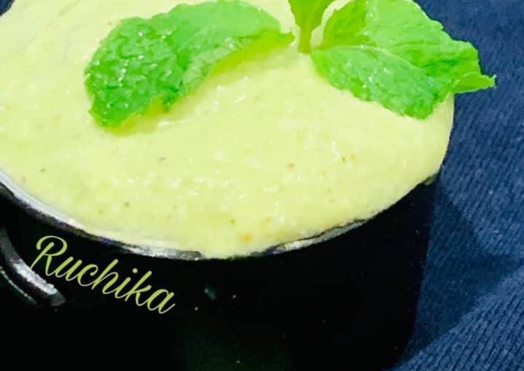 Simple Way to Prepare Award-winning Mint and Curd Dip