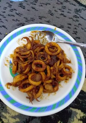 Foto resep Cumi bumbu saori