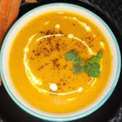 A picture of Carrot Ginger Immunity Booster Soup.