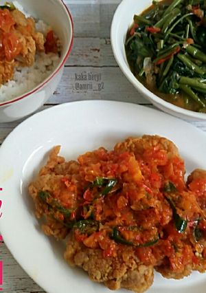 Foto resep Ayam Krispy Rica Rica #rabu baru