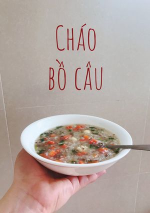 Hình của món Cháo bồ câu.