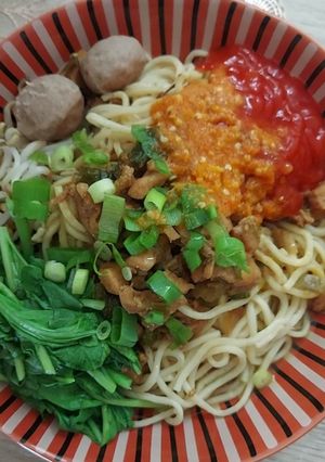 Foto resep Mie Ayam ala abang Gerobakan