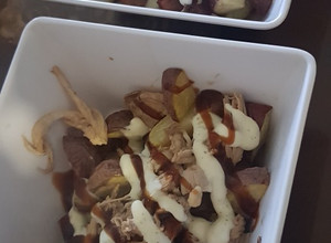 Una foto de Salchipapa costeño en Airfryer