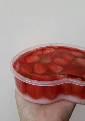 Foto resep Jelly Strawberry + Kiwi