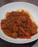 Slow Cooker Curried Sausages