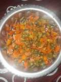 கேரட் பீன்ஸ் பொரியல்(carrot beans poriyal recipe in tamil)