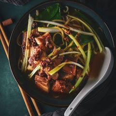 A picture of Chinese Inspired Chicken Broth (Using Leftover Carcass).