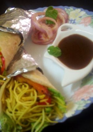 A picture of Noodles rolls.