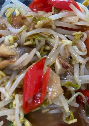 Foto resep 8. Tumis tauge & ikan asin