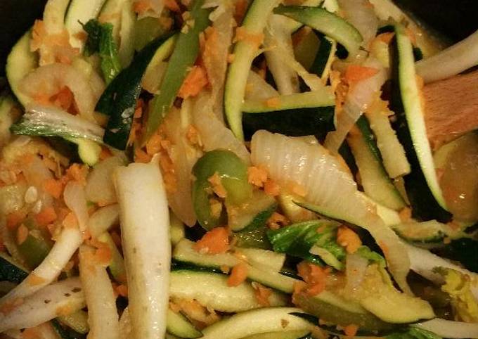 Step-by-Step Guide to Make Super Quick Homemade Paleo Teriyaki Stir-fry Zoodles