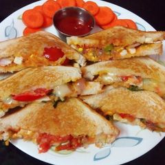 A picture of Cheesy Egg sandwich.